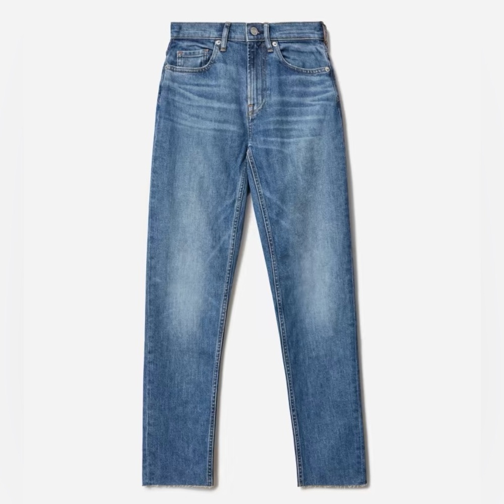 Everlane The Cheeky Straight Jean - Raw Hem